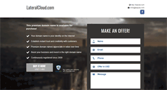 Desktop Screenshot of lateralcloud.com